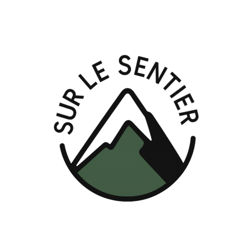 logo sur le sentier